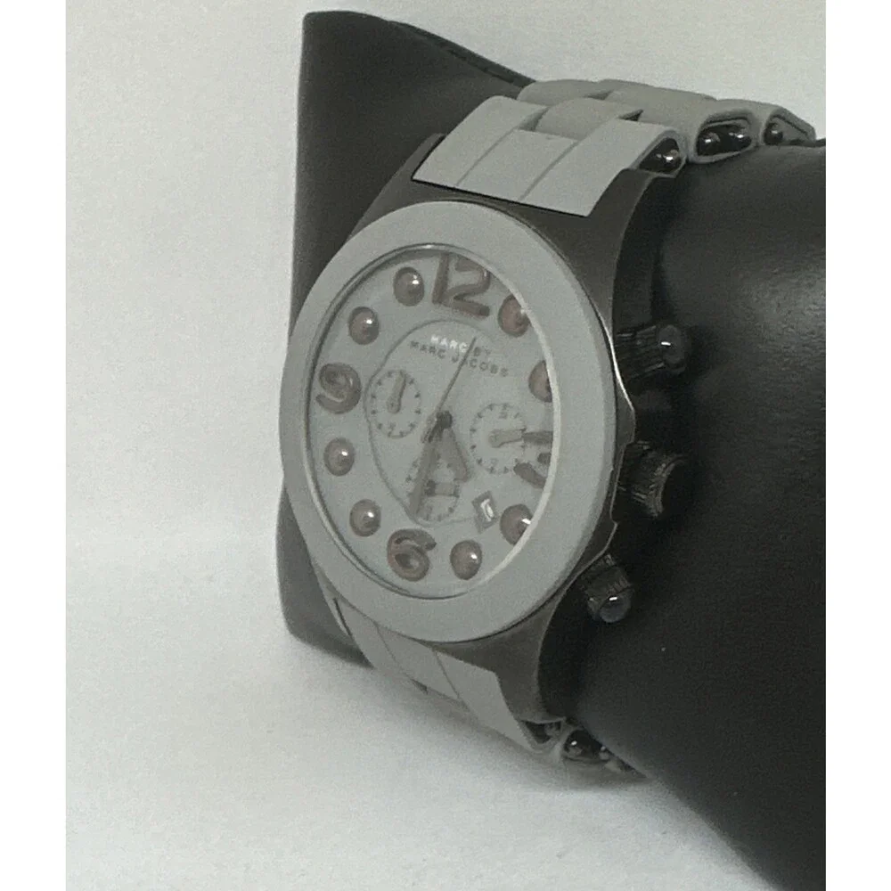 Marc By Marc Jacobs MBM2566 Women Silicone Strap Analog Dial Quartz Watch HME755